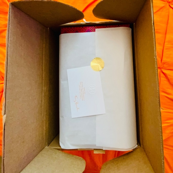 TORY BURCH [womens] Slide Sandals  : Vintage Blue / Ivory  “” RARE’’ - Picture 5 of 5